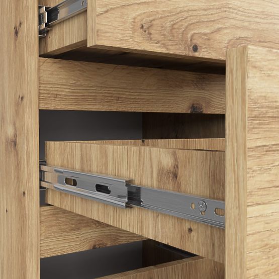 COMMODE CL4 PK OAK ARTISAN