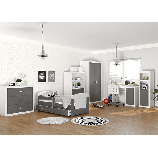 Commode Philip - white-gray