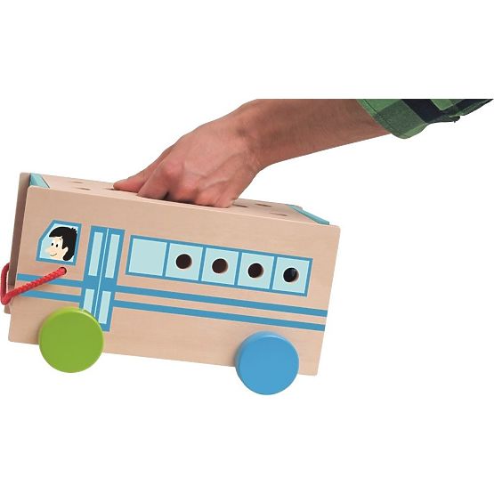 Construction bus with tools