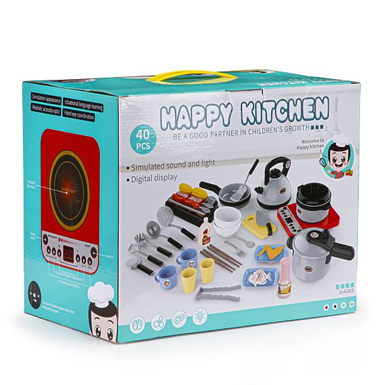 Cooking and Grilling Set 40 pcs, Sound LED