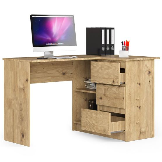CORNER DESK B16 CLP RIGHT ARTISAN OAK