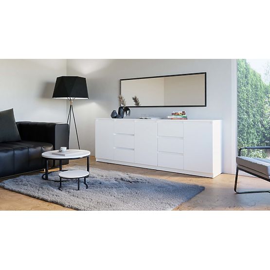 COSTA 1D3S/2D3S WHITE DRESSER