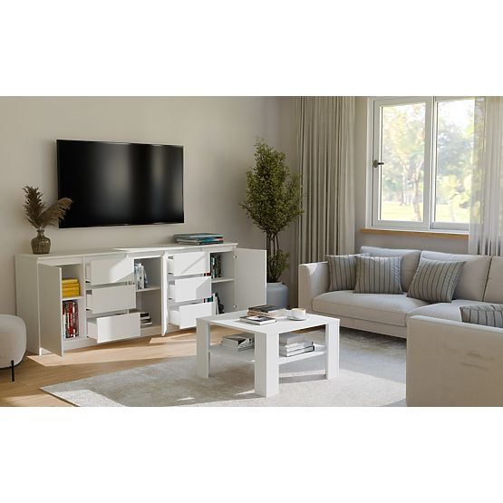 COSTA 1D3S/2D3S WHITE DRESSER