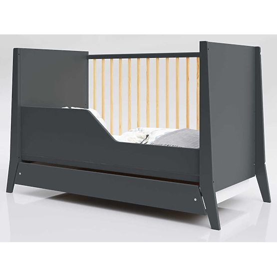 Cosmo Baby Crib 120x60 - Anthracite
