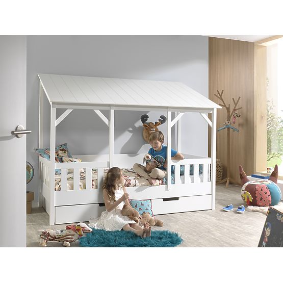 Storage Space for Charlotte House Bed - White