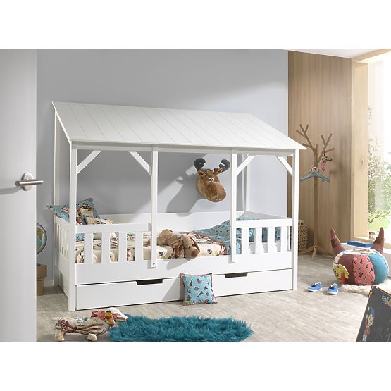 Storage Space for Charlotte House Bed - White