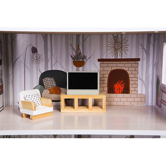 Dollhouse with Furniture Emma Ekotony Residence