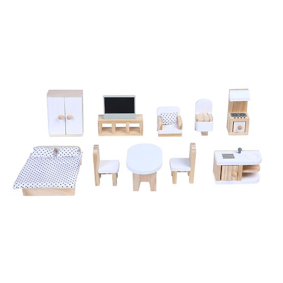 Dollhouse with Furniture Emma Ekotony Residence