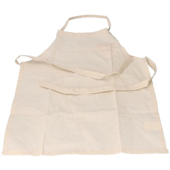 Cotton apron - painting on textiles