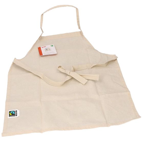 Cotton apron - painting on textiles