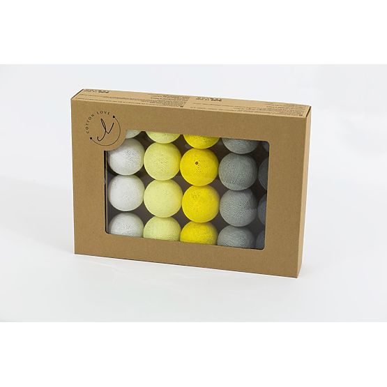 Cotton balls Smokey yellow