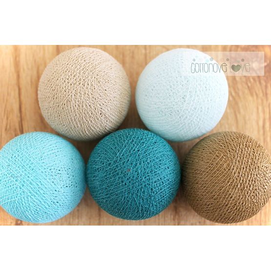 Cotton Balls - Turquoise