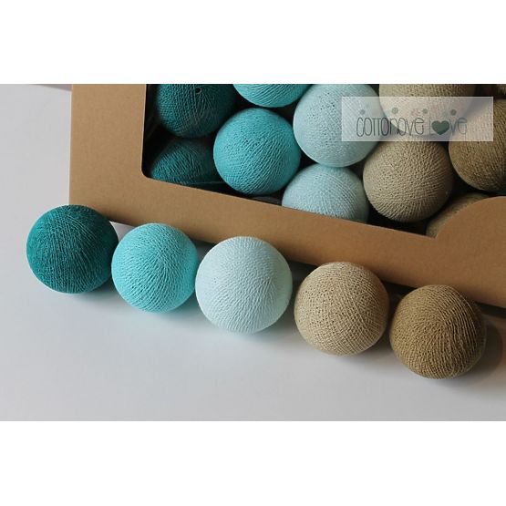 Cotton Balls - Turquoise