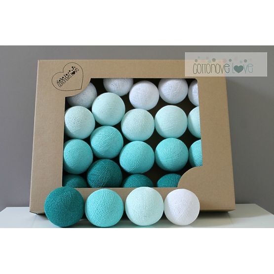 Cotton illuminating ICE marbles Cotton Balls - fresh love