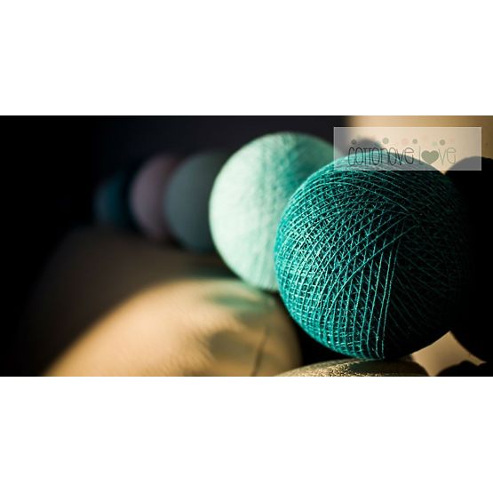 Cotton illuminating ICE marbles Cotton Balls - fresh love