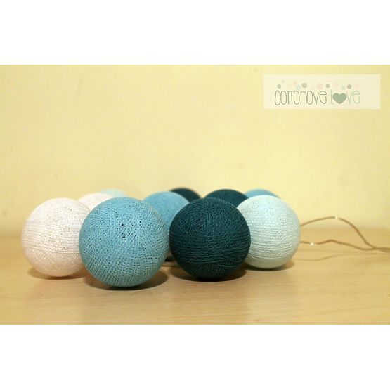 Cotton illuminating ICE marbles Cotton Balls - fresh love