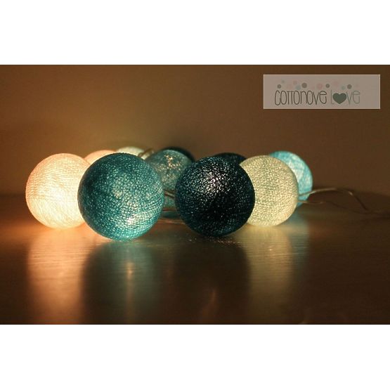Cotton illuminating ICE marbles Cotton Balls - fresh love