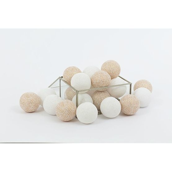 Cotton shining balls gold