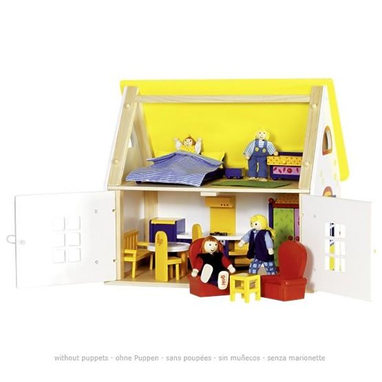 Country house for dolls with furniture