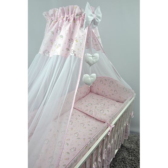 Crib canopy Pony - pink