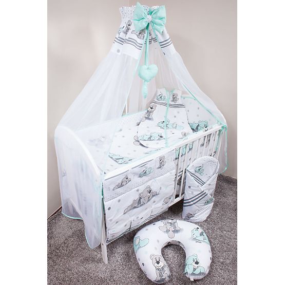 Crip bedding set 135x100cm Dreamer green