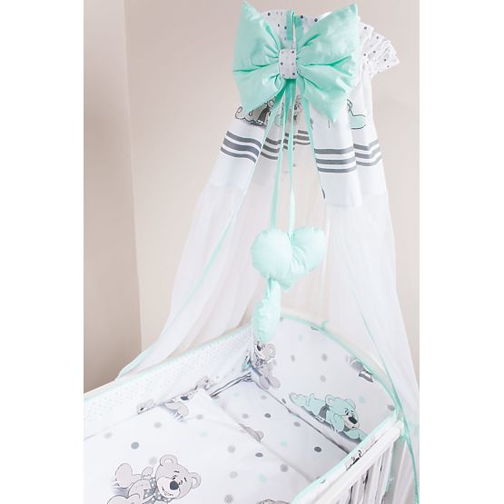 Crip bedding set 135x100cm Dreamer green