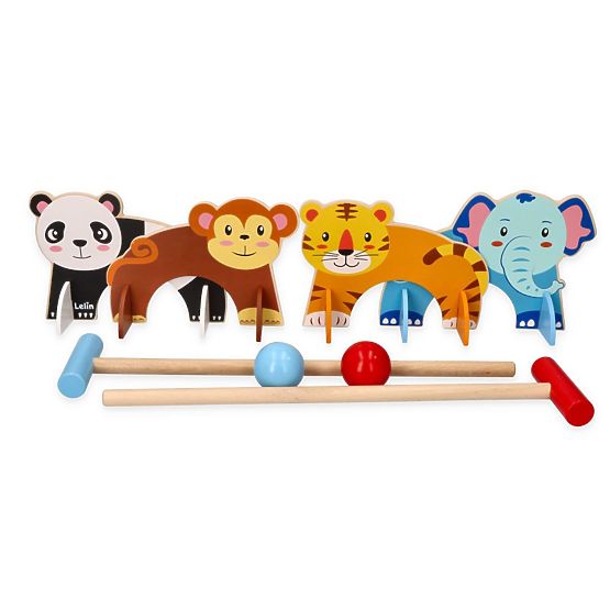 Croquet with Animal Motifs