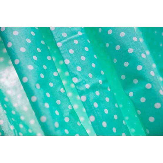 Curtains for children Mint with dots 86