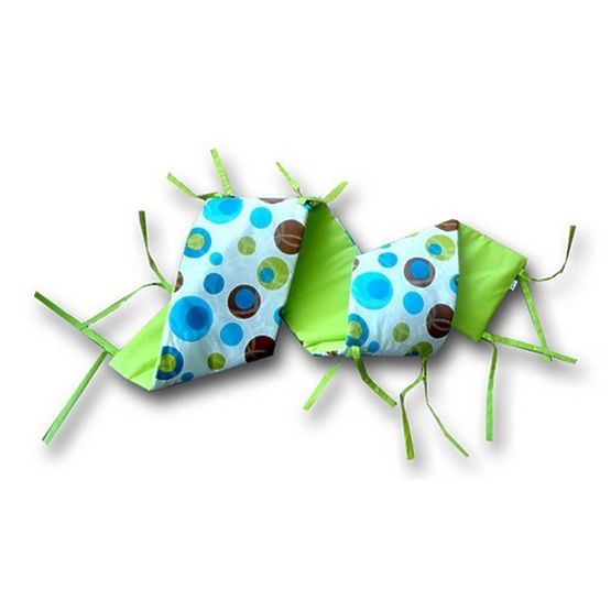 Cushion to cribs Gadeo BUBBLES - lime
