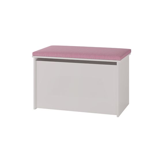 Daria Toy Chest with Pink Seat