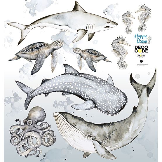 Decoration on wall DEKORNIK Happy Ocean Wonderland