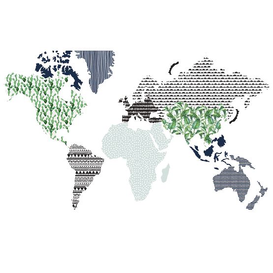 Wall decoration DEKORNIK - Map 4