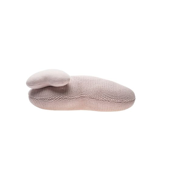 Decorative knitted pillow - Love