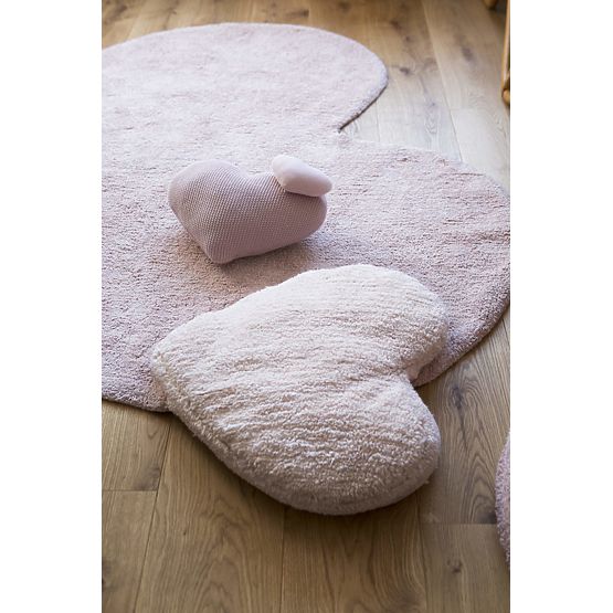 Decorative knitted pillow - Love