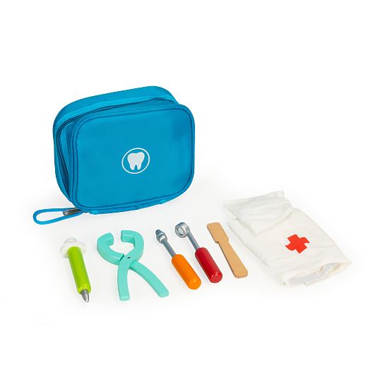 Dentist Set Bag with 7 Accessories for Children ECOTOYS