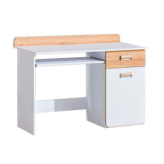 Writing Desk L10 - White / Nash Oak