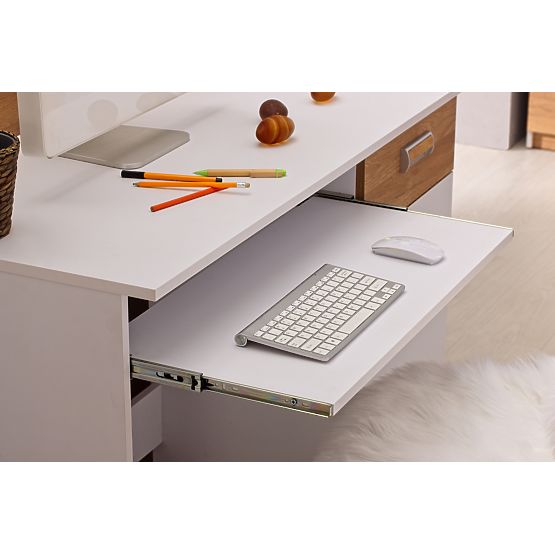 Writing Desk L10 - White / Nash Oak