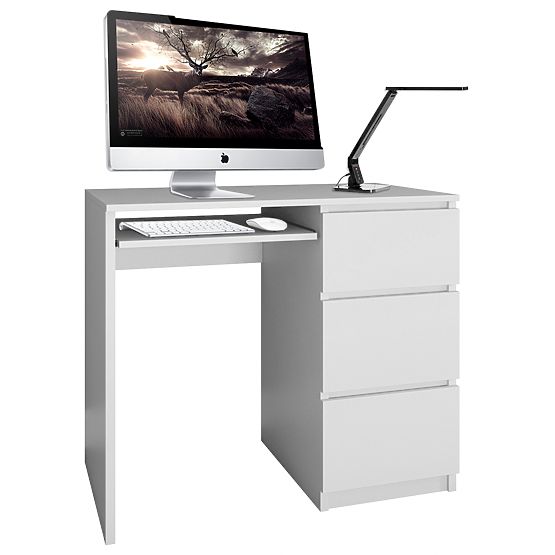 Desk Lima RIGHT WHITE