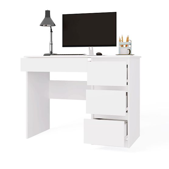 Desk Mijas RIGHT WHITE