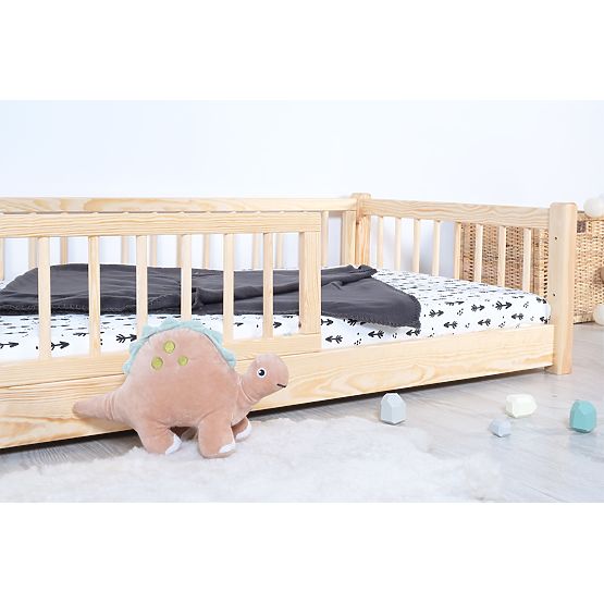 Children's Low Bed Montessori Ourbaby - Natural