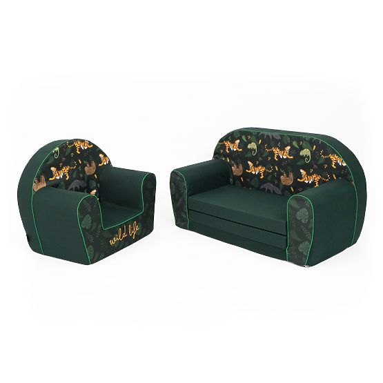 Children's Sofa - Wildlife Jungle
