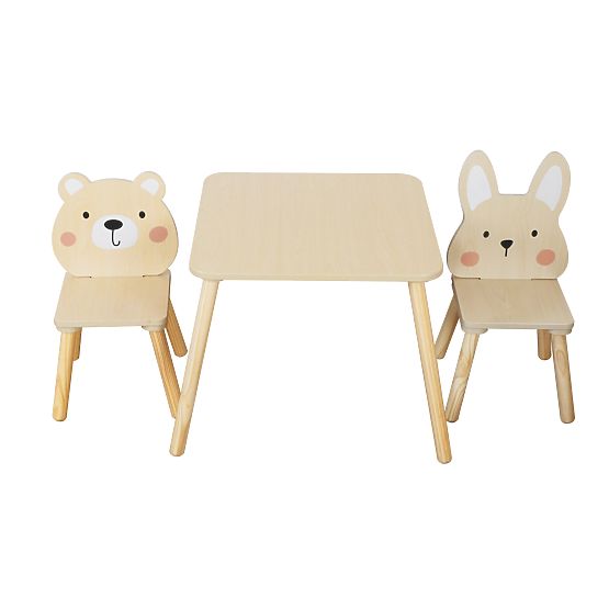 Children's Table and Chairs - Forest Friends
