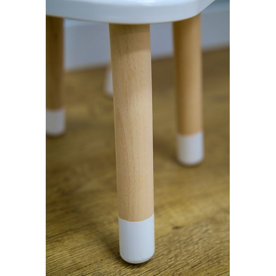 Children's Table with Chairs - Ears - White