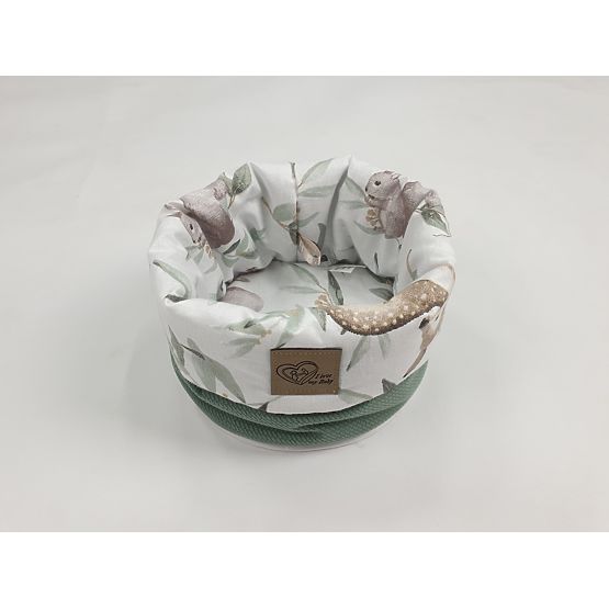 Diaper storage basket - Forest animals