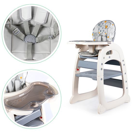 Dining chair Mouse 2in1 - grey