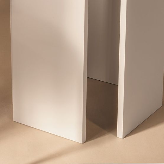 Dining Table Gasper 100 cm, Square, Cashmere