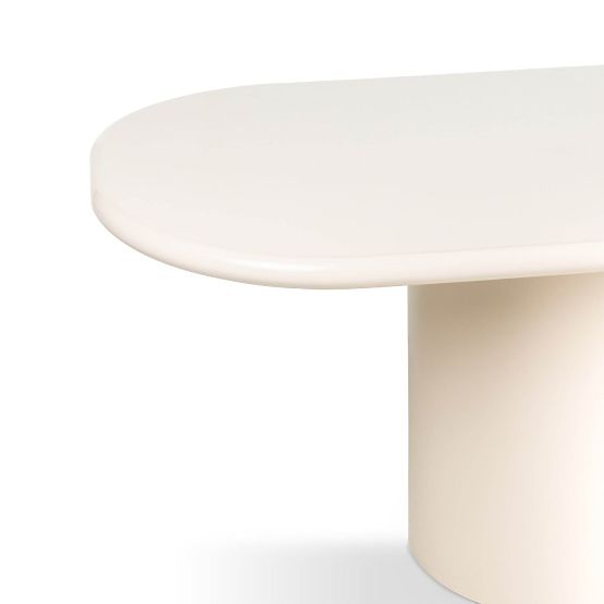 Dining Table Modesto 180 cm, Light Beige, Glossy