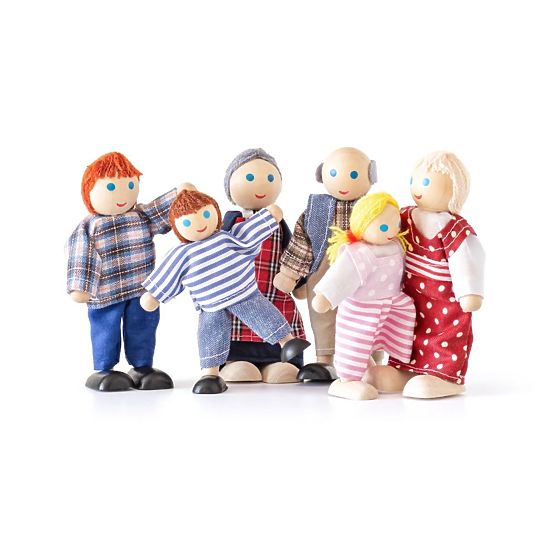 Dollhouse Dolls, Family of 6