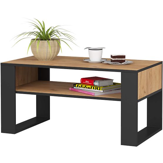 DOMI COFFEE TABLE CRAFT OAK / BLACK