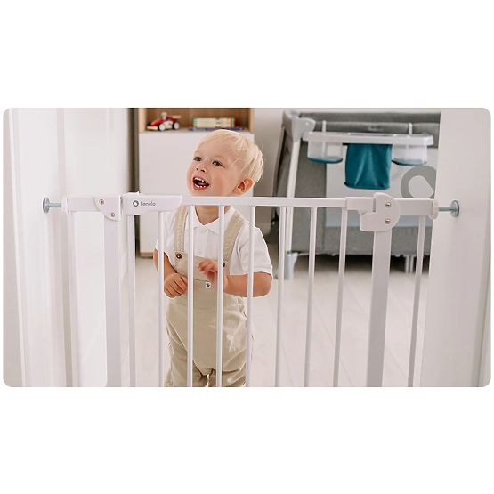Door/stair safety barrier - white